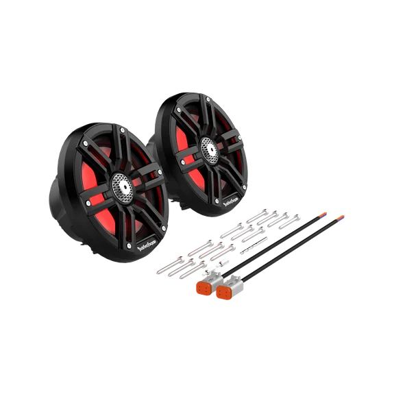 M2 6.5” Color Optix™ Marine 2-Way Speakers (pr) - Black M2-65B