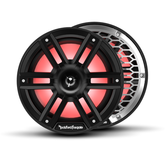 M2 8” Color Optix™ Marine 2-Way Horn Speakers (pr) - Black M2-8HB