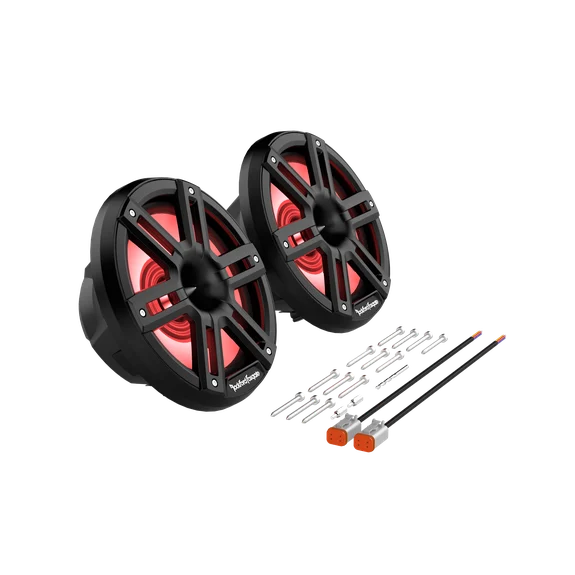 M2 8” Color Optix™ Marine 2-Way Horn Speakers (pr) - Black M2-8HB