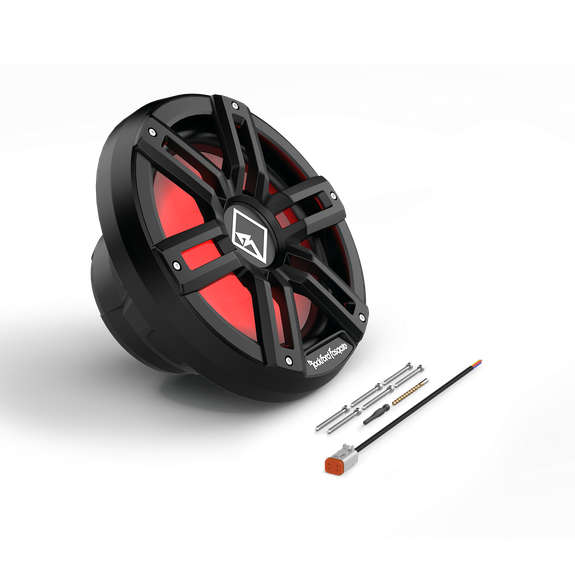 M2 12" DVC 2Ω Color Optix™ Infinite Baffle Marine Subwoofer - Black M2D2-12IB