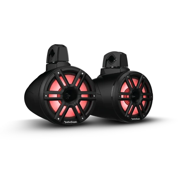 M2 8” Color Optix™ 2-Way Horn Loaded Wake Tower Speakers (pr) - Black M2WL-8HB