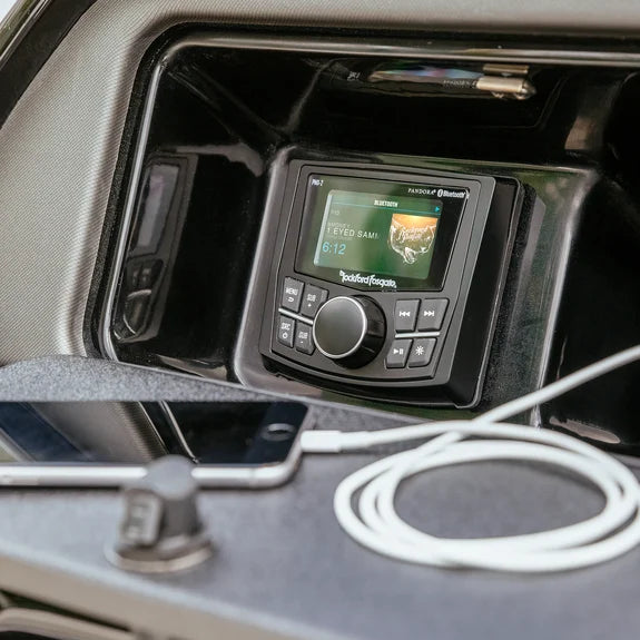 Punch Marine Compact AM/FM/WB Digital Media Receiver 2.7" Display PMX-2